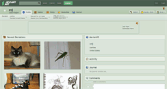 Desktop Screenshot of cvj.deviantart.com