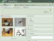 Tablet Screenshot of cvj.deviantart.com