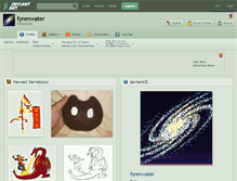 Tablet Screenshot of fyrenwater.deviantart.com