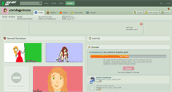 Desktop Screenshot of corndogprincess.deviantart.com
