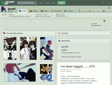 Tablet Screenshot of gonaki.deviantart.com