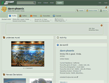 Tablet Screenshot of dawn-phoenix.deviantart.com