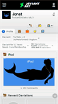 Mobile Screenshot of jonat.deviantart.com
