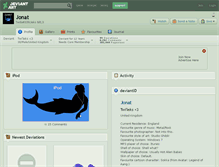 Tablet Screenshot of jonat.deviantart.com