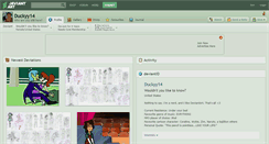 Desktop Screenshot of duckyy14.deviantart.com