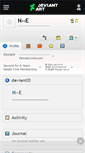 Mobile Screenshot of n--e.deviantart.com