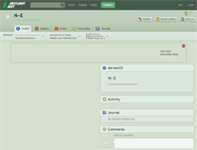 Tablet Screenshot of n--e.deviantart.com