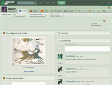 Tablet Screenshot of gazziy.deviantart.com