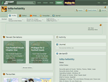 Tablet Screenshot of lolita-hellokitty.deviantart.com