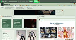 Desktop Screenshot of alangarou.deviantart.com