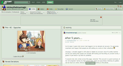 Desktop Screenshot of mickeythebluemagic.deviantart.com