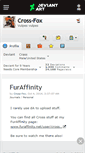 Mobile Screenshot of cross-fox.deviantart.com