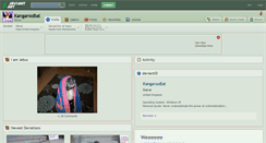 Desktop Screenshot of kangaroobat.deviantart.com