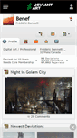 Mobile Screenshot of benef.deviantart.com