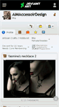 Mobile Screenshot of aimaccessoirdesign.deviantart.com
