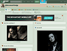 Tablet Screenshot of aimaccessoirdesign.deviantart.com