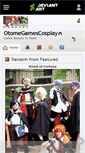 Mobile Screenshot of otomegamescosplay.deviantart.com