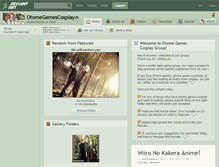 Tablet Screenshot of otomegamescosplay.deviantart.com