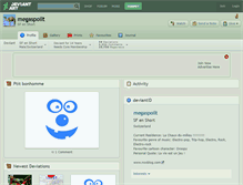 Tablet Screenshot of megaspoilt.deviantart.com
