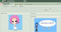 Desktop Screenshot of jazminca445.deviantart.com