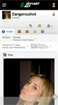 Mobile Screenshot of dangeroushot.deviantart.com