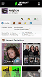 Mobile Screenshot of knightie.deviantart.com