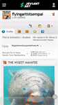 Mobile Screenshot of flyingartistsempai.deviantart.com