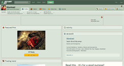 Desktop Screenshot of klonirani.deviantart.com