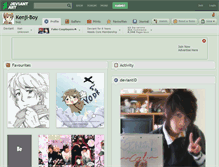 Tablet Screenshot of kenji-boy.deviantart.com