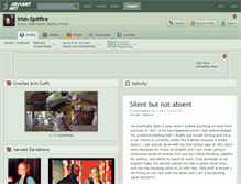 Tablet Screenshot of irish-spitfire.deviantart.com