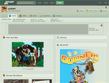 Tablet Screenshot of cooner.deviantart.com