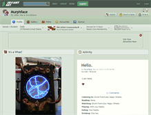 Tablet Screenshot of murphface.deviantart.com