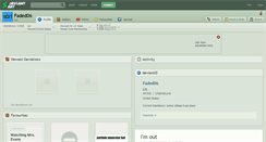 Desktop Screenshot of faded06.deviantart.com