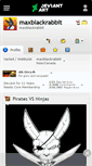 Mobile Screenshot of maxblackrabbit.deviantart.com