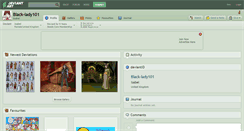 Desktop Screenshot of black-lady101.deviantart.com