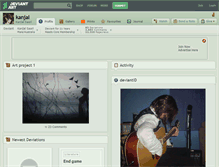 Tablet Screenshot of kanjal.deviantart.com