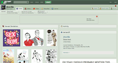 Desktop Screenshot of jinxville.deviantart.com
