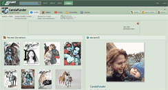 Desktop Screenshot of carolafunder.deviantart.com