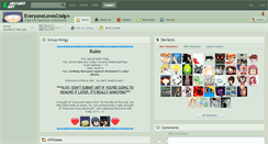 Desktop Screenshot of everyonelovescraig.deviantart.com