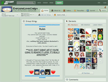 Tablet Screenshot of everyonelovescraig.deviantart.com