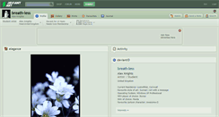 Desktop Screenshot of breath-less.deviantart.com