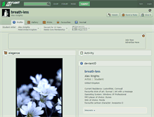 Tablet Screenshot of breath-less.deviantart.com