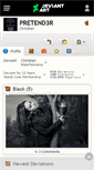 Mobile Screenshot of pretend3r.deviantart.com