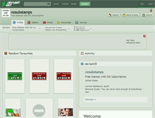 Tablet Screenshot of nosubstamps.deviantart.com