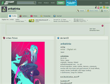 Tablet Screenshot of anikakinka.deviantart.com