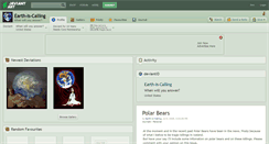 Desktop Screenshot of earth-is-calling.deviantart.com