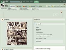 Tablet Screenshot of pkic.deviantart.com