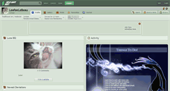Desktop Screenshot of leafeelebeau.deviantart.com