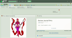 Desktop Screenshot of jewber.deviantart.com