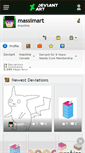 Mobile Screenshot of massimart.deviantart.com